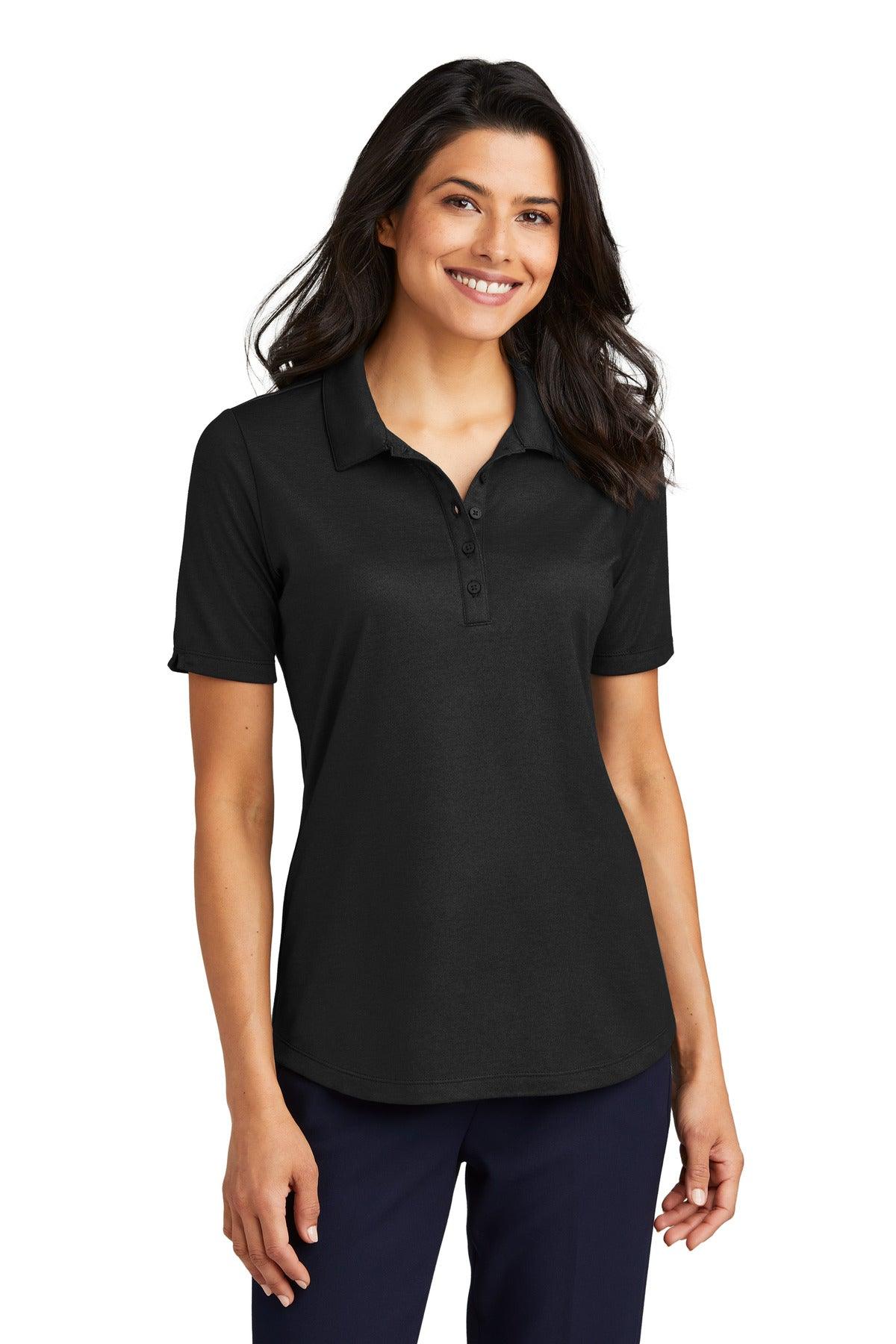Port Authority Ladies Fine Pique Blend Polo LK830 - Dresses Max