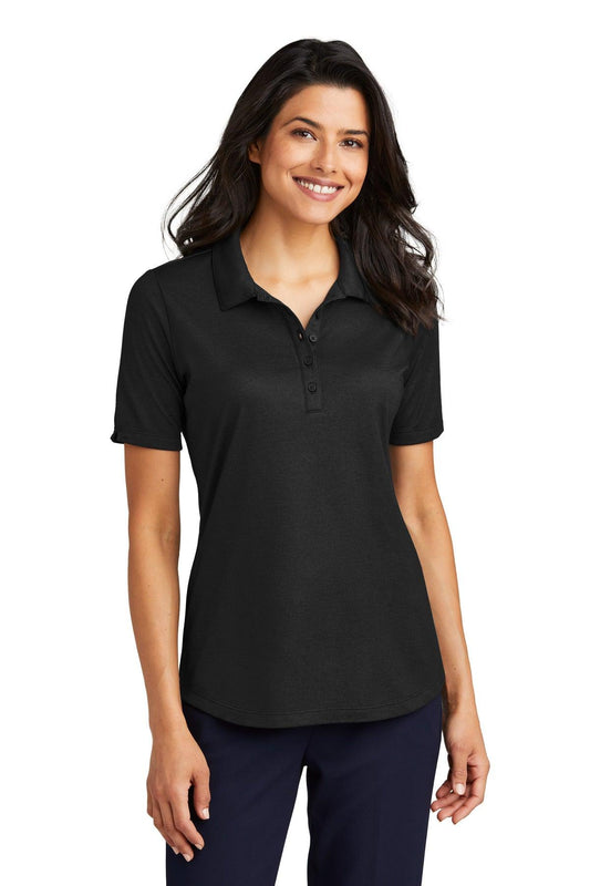 Port Authority Ladies Fine Pique Blend Polo LK830 - Dresses Max