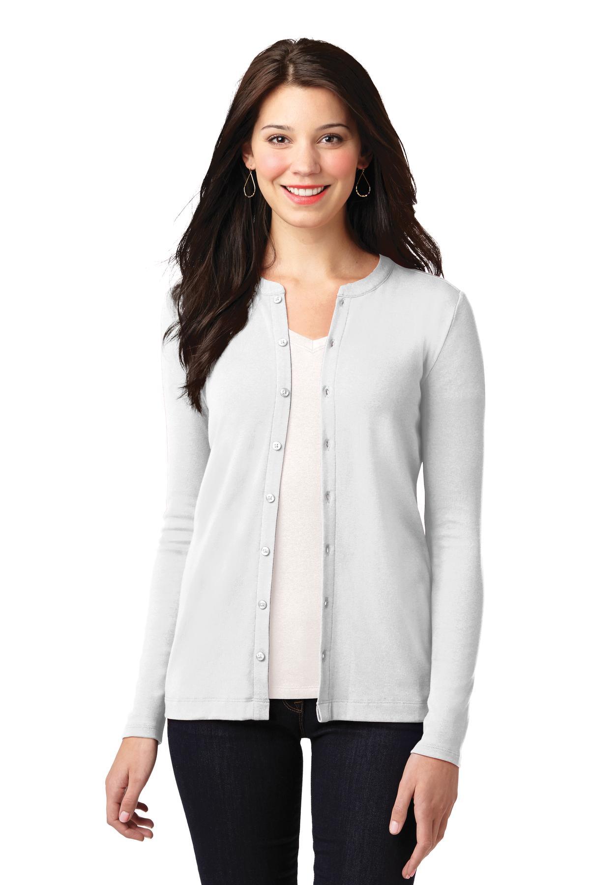Port Authority Ladies Concept Stretch Button-Front Cardigan. LM1008 - Dresses Max