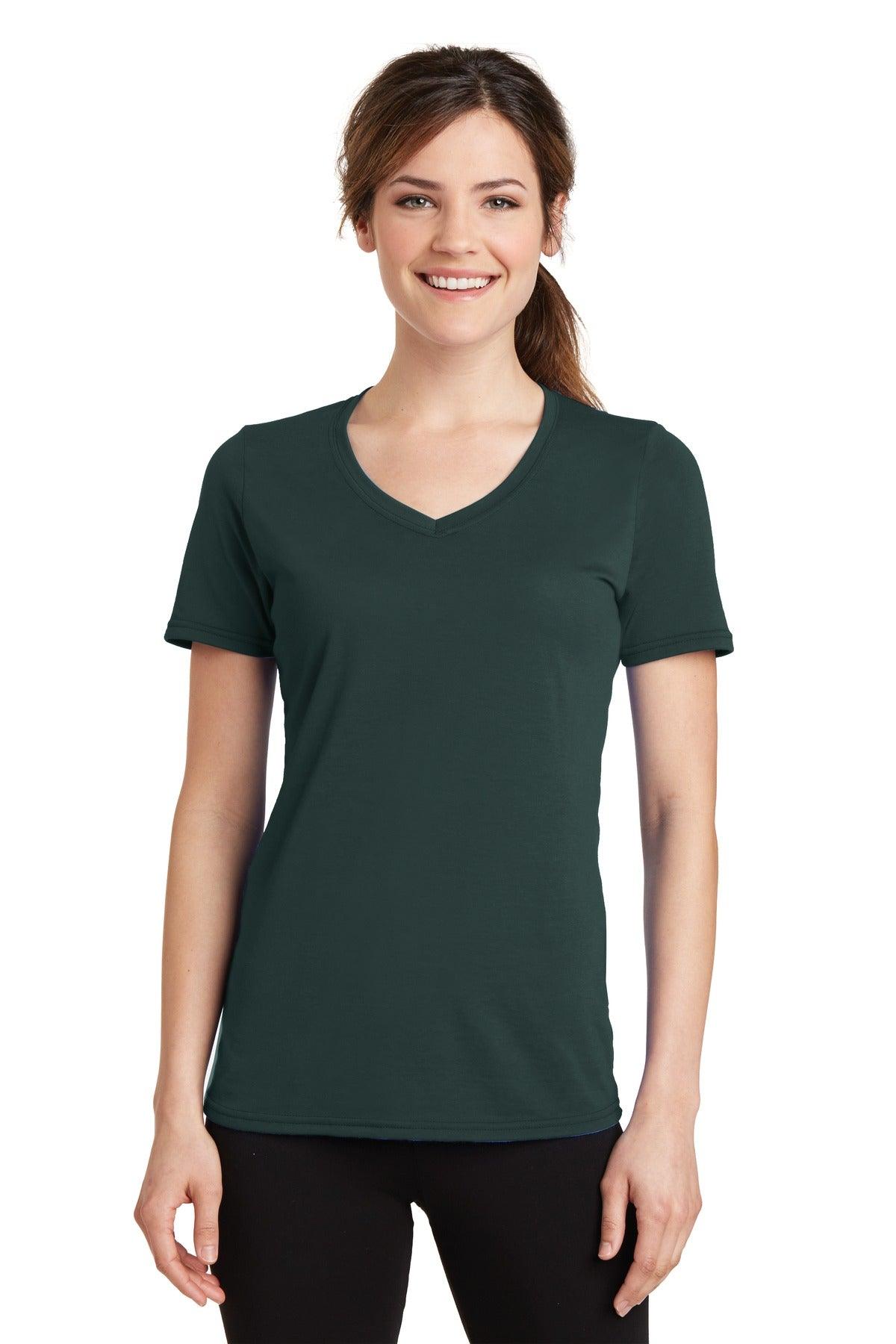 Port & Company Ladies Performance Blend V-Neck Tee. LPC381V - Dresses Max