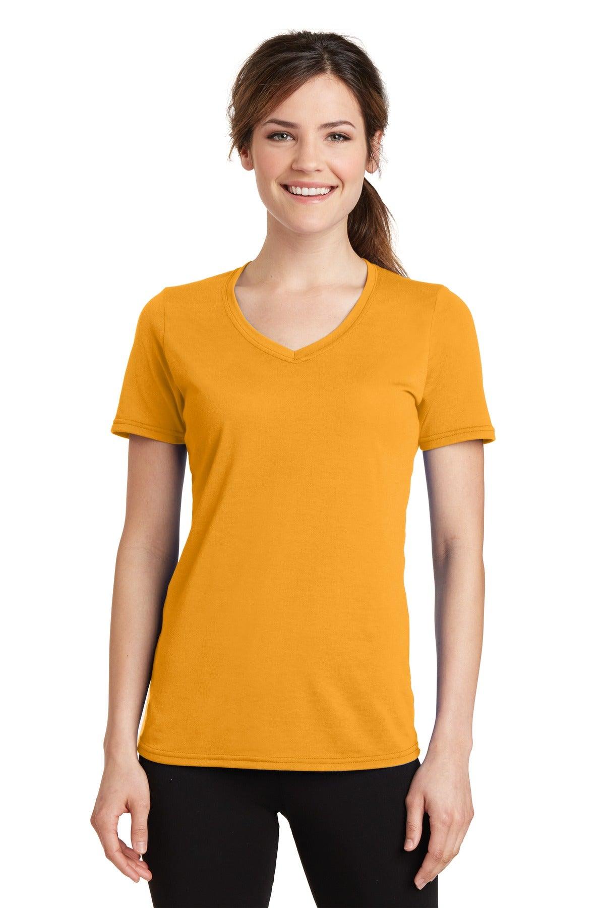 Port & Company Ladies Performance Blend V-Neck Tee. LPC381V - Dresses Max