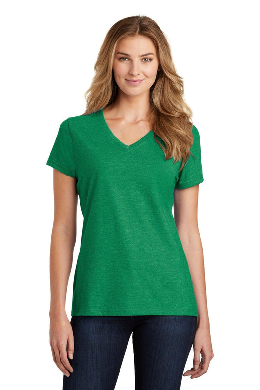 Port & Company Ladies Fan Favorite Blend V-Neck Tee. LPC455V - Dresses Max