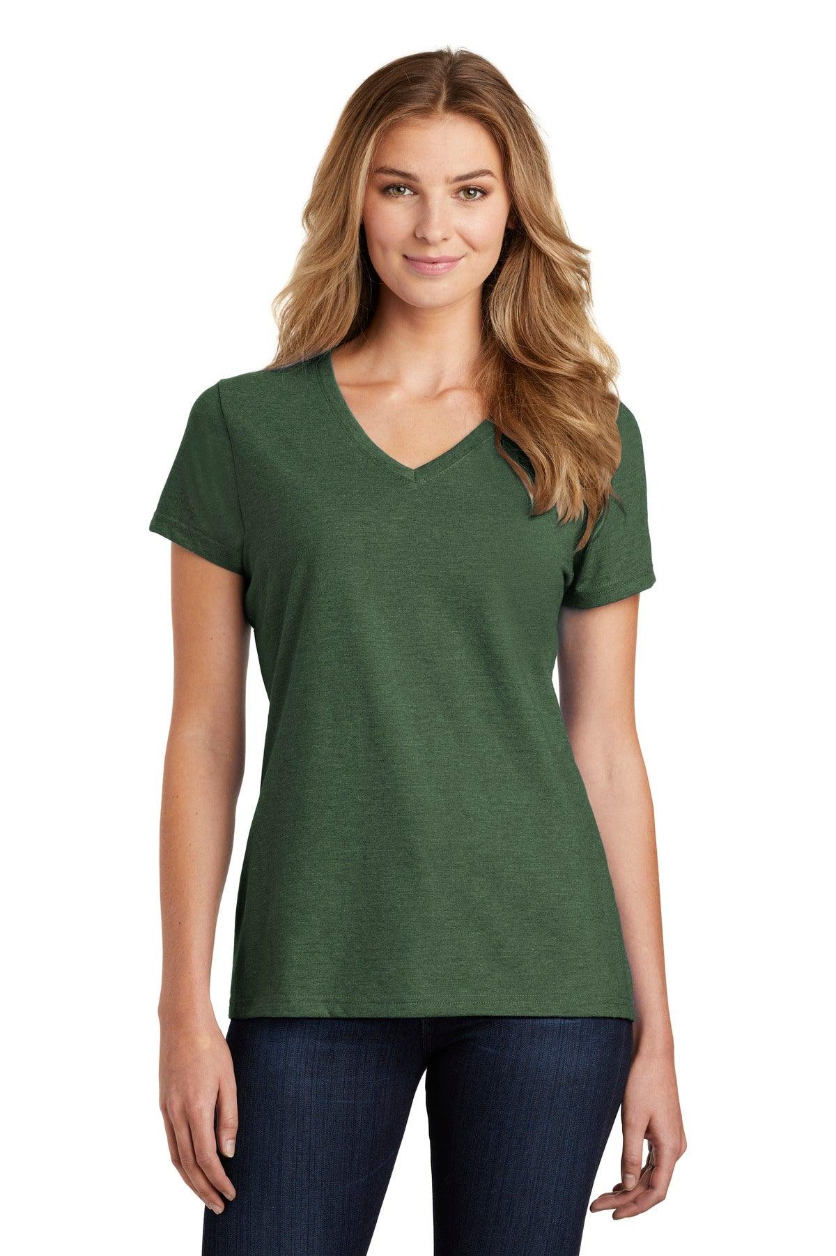Port & Company Ladies Fan Favorite Blend V-Neck Tee. LPC455V - Dresses Max