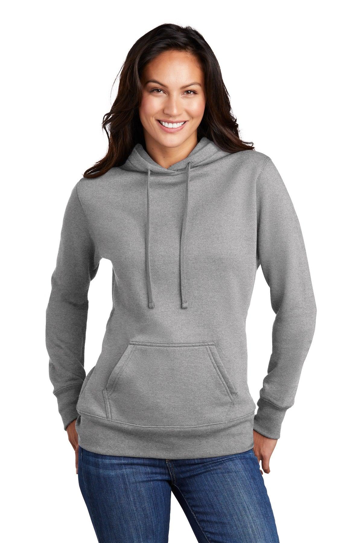 Port & Company Ladies Core Fleece Pullover Hooded Sweatshirt LPC78H - Dresses Max