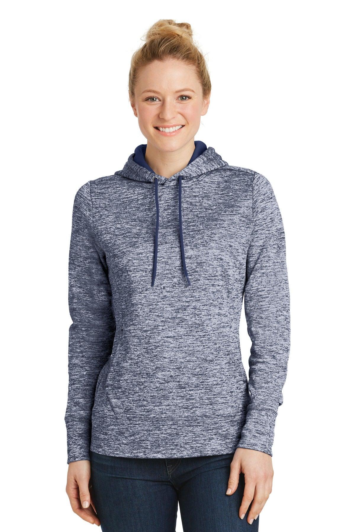 Sport-Tek Ladies PosiCharge Electric Heather Fleece Hooded Pullover. LST225 - Dresses Max