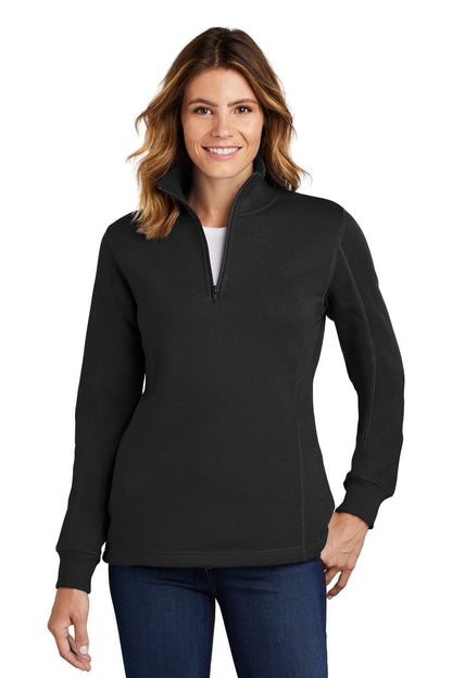 Sport-Tek Ladies 1/4-Zip Sweatshirt. LST253 - Dresses Max