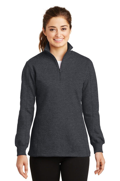 Sport-Tek Ladies 1/4-Zip Sweatshirt. LST253 - Dresses Max