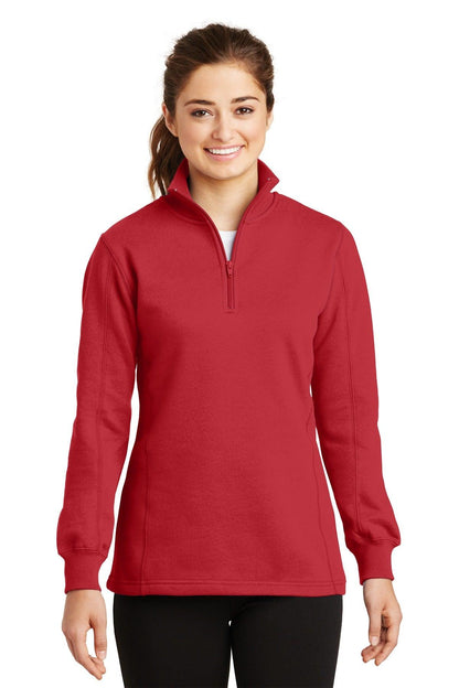 Sport-Tek Ladies 1/4-Zip Sweatshirt. LST253 - Dresses Max