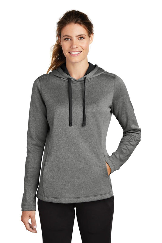Sport-Tek Ladies PosiCharge Sport-Wick Heather Fleece Hooded Pullover. LST264 - Dresses Max