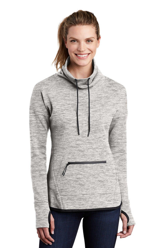 Sport-Tek Ladies Triumph Cowl Neck Pullover LST280 - Dresses Max