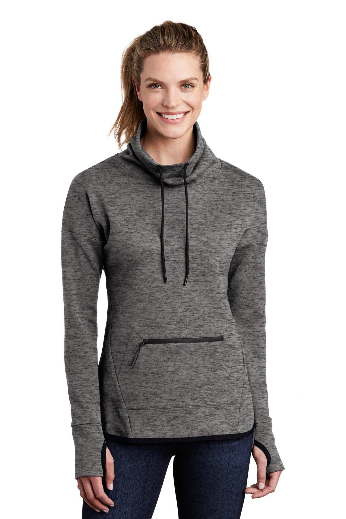 Sport-Tek Ladies Triumph Cowl Neck Pullover LST280 - Dresses Max