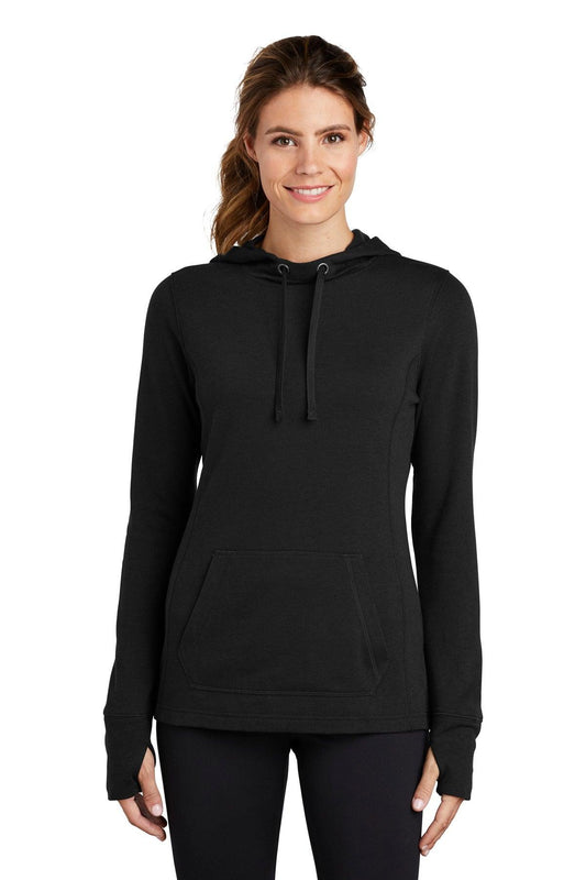 Sport-Tek Ladies PosiCharge Tri-Blend Wicking Fleece Hooded Pullover. LST296 - Dresses Max