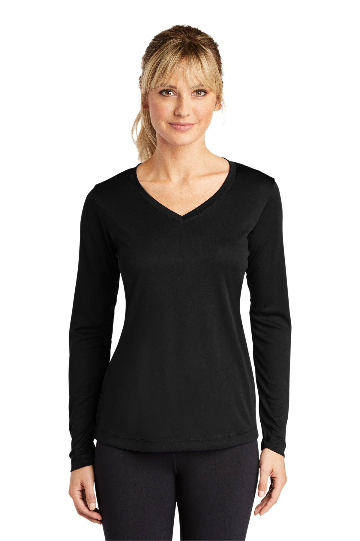 Sport-Tek Ladies Long Sleeve PosiCharge Competitor V-Neck Tee. LST353LS - Dresses Max