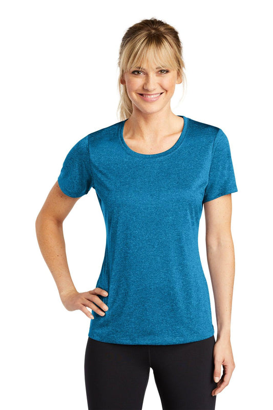Sport-Tek Ladies Heather Contender Scoop Neck Tee. LST360 - Dresses Max