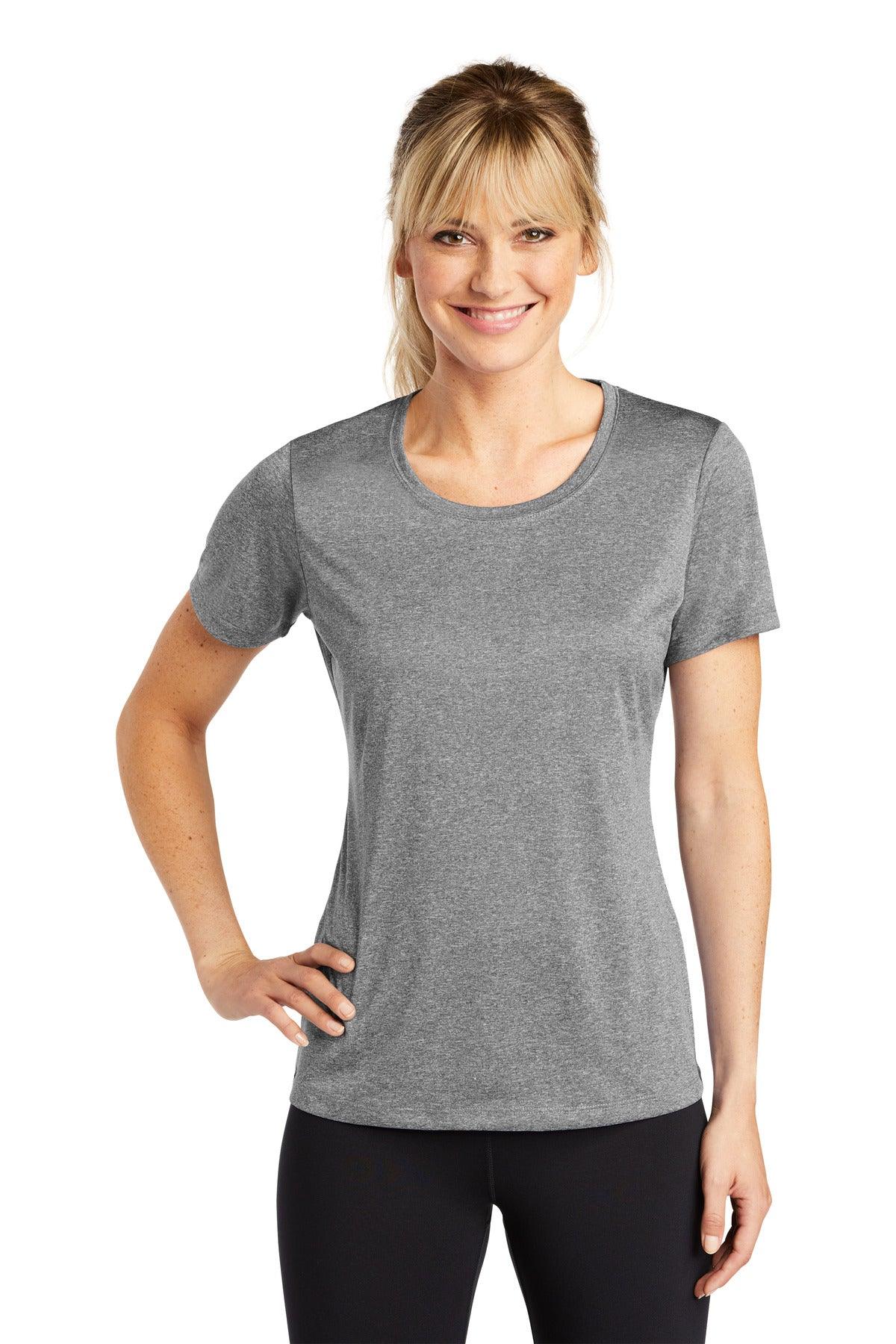 Sport-Tek Ladies Heather Contender Scoop Neck Tee. LST360 - Dresses Max