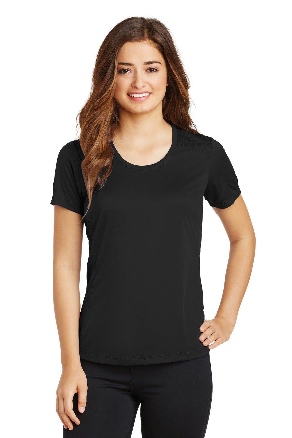 Sport-Tek Ladies PosiCharge Elevate Scoop Neck Tee. LST380 - Dresses Max