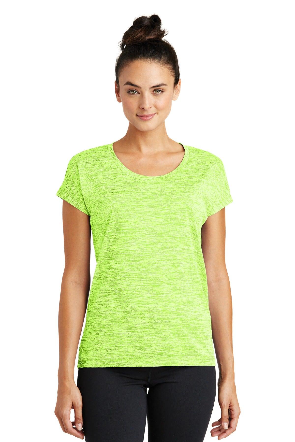 Sport-Tek Ladies PosiCharge Electric Heather Sporty Tee. LST390 - Dresses Max