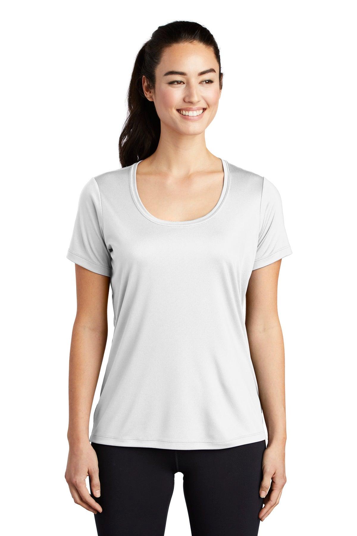 Sport-Tek Ladies Posi-UV Pro Scoop Neck Tee. LST420 - Dresses Max