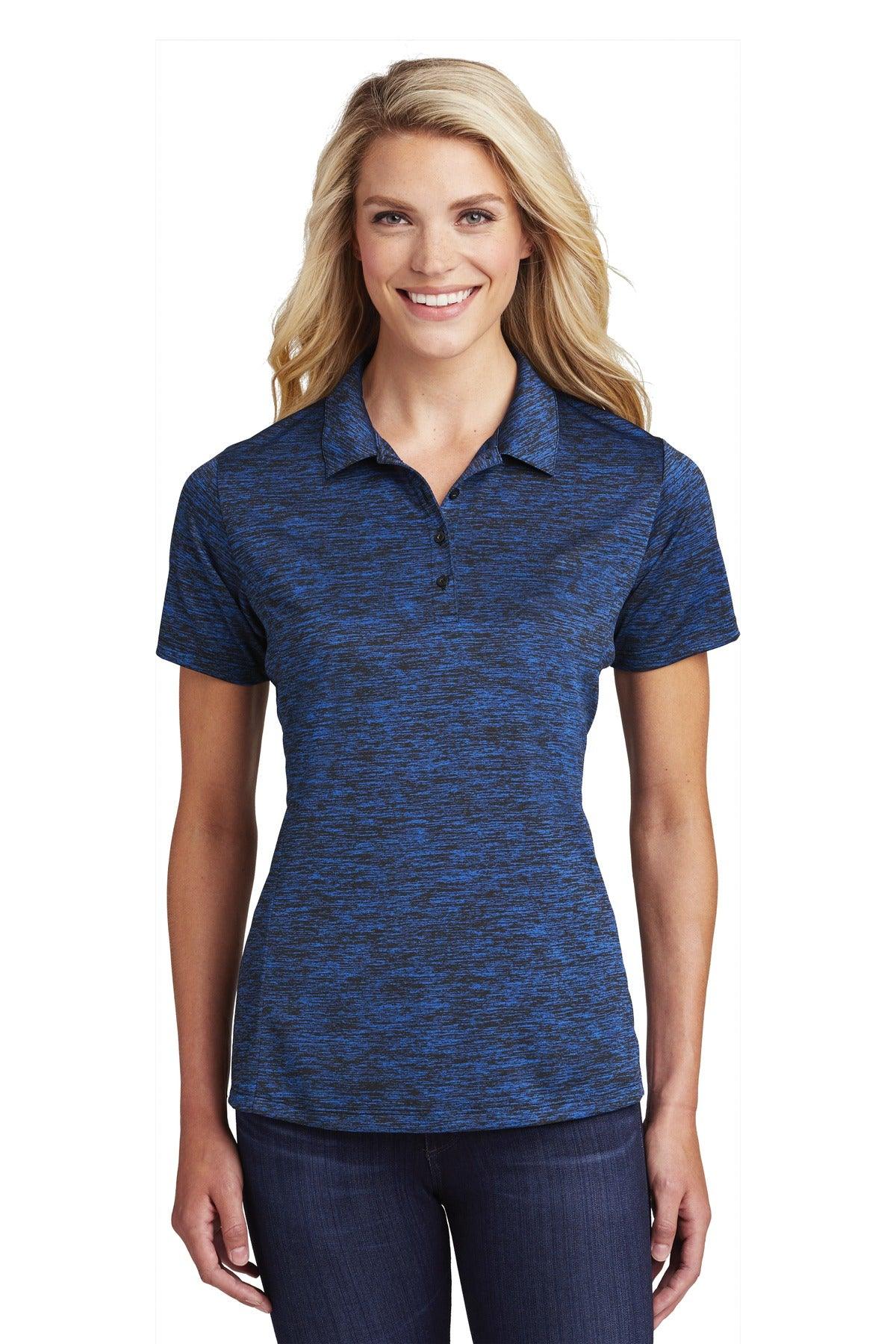 Sport-Tek Ladies PosiCharge Electric Heather Polo. LST590 - Dresses Max