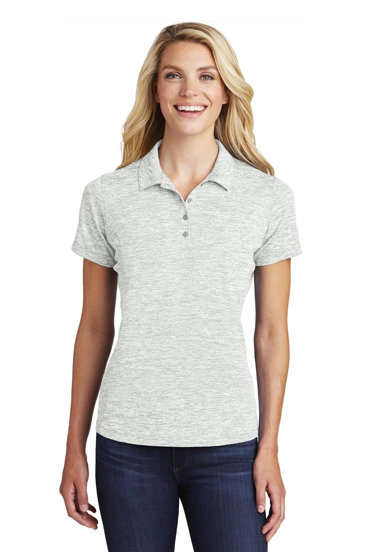Sport-Tek Ladies PosiCharge Electric Heather Polo. LST590 - Dresses Max