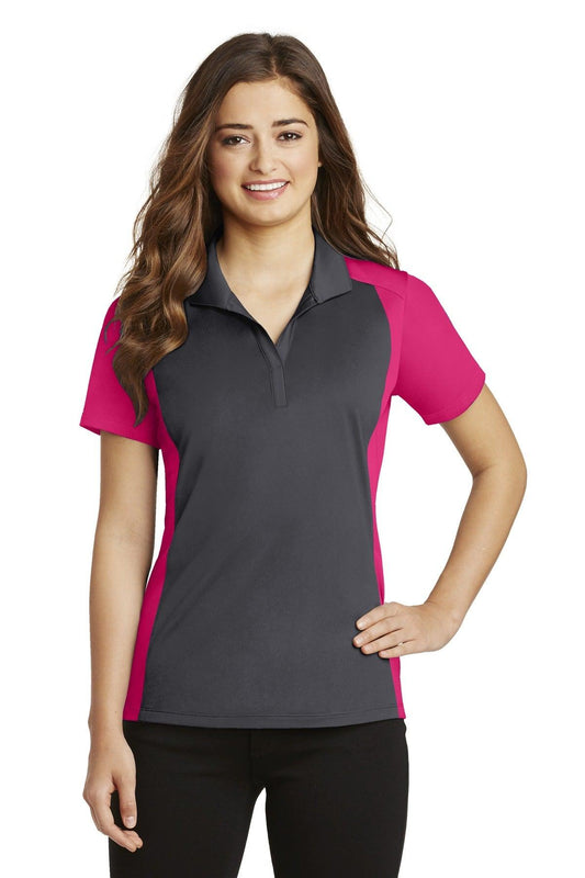 Sport-Tek Ladies Colorblock Micropique Sport-Wick Polo. LST652 - Dresses Max