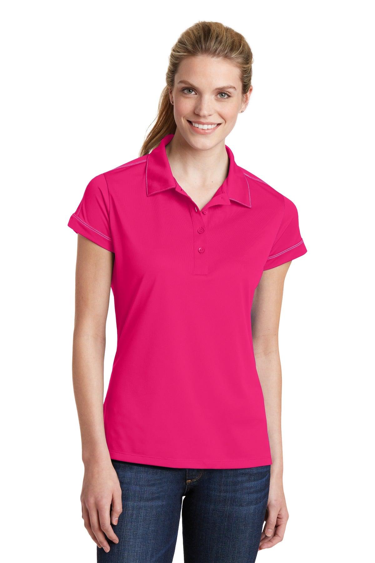 Sport-Tek Ladies Contrast Stitch Micropique Sport-Wick Polo. LST659 - Dresses Max