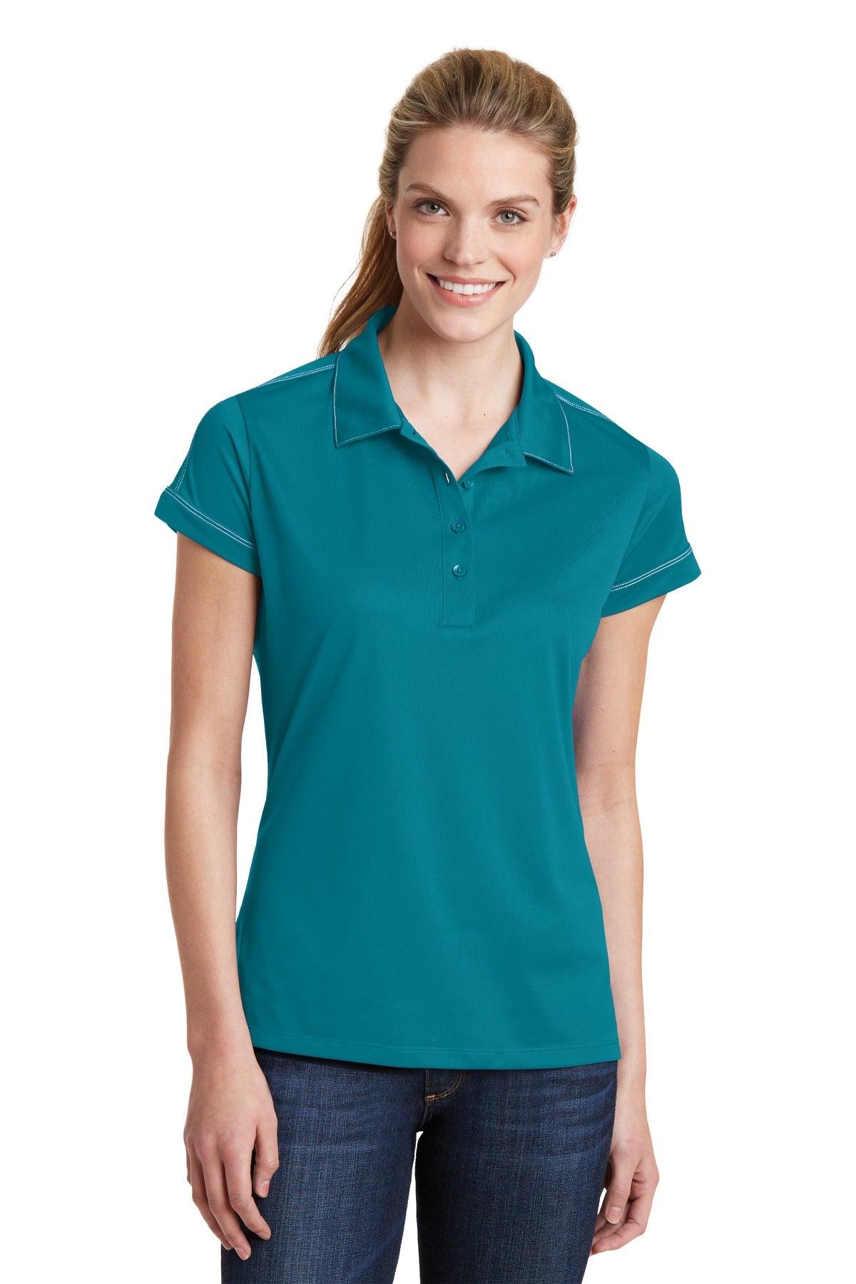 Sport-Tek Ladies Contrast Stitch Micropique Sport-Wick Polo. LST659 - Dresses Max