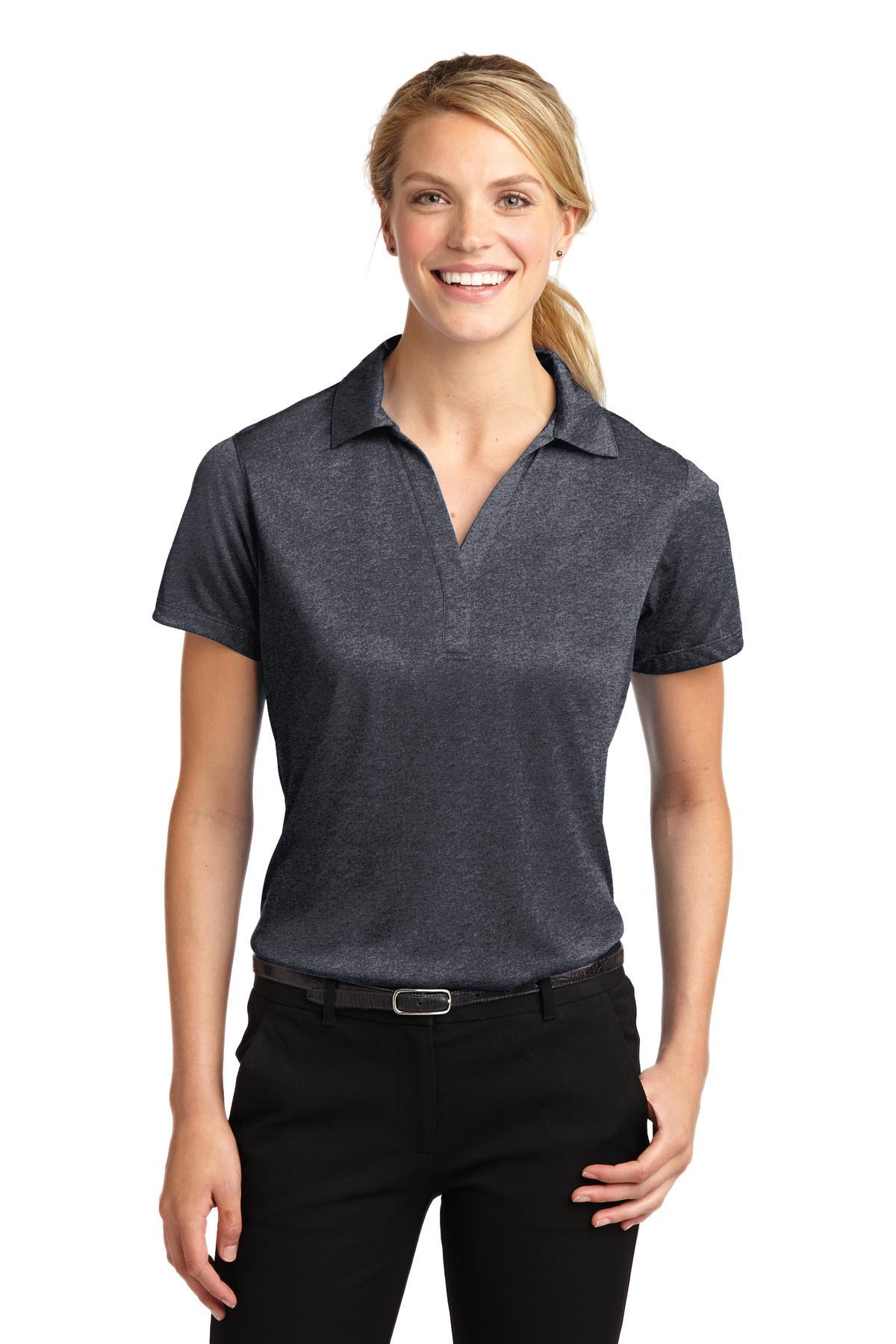 Sport-Tek Ladies Heather Contender Polo. LST660 - Dresses Max