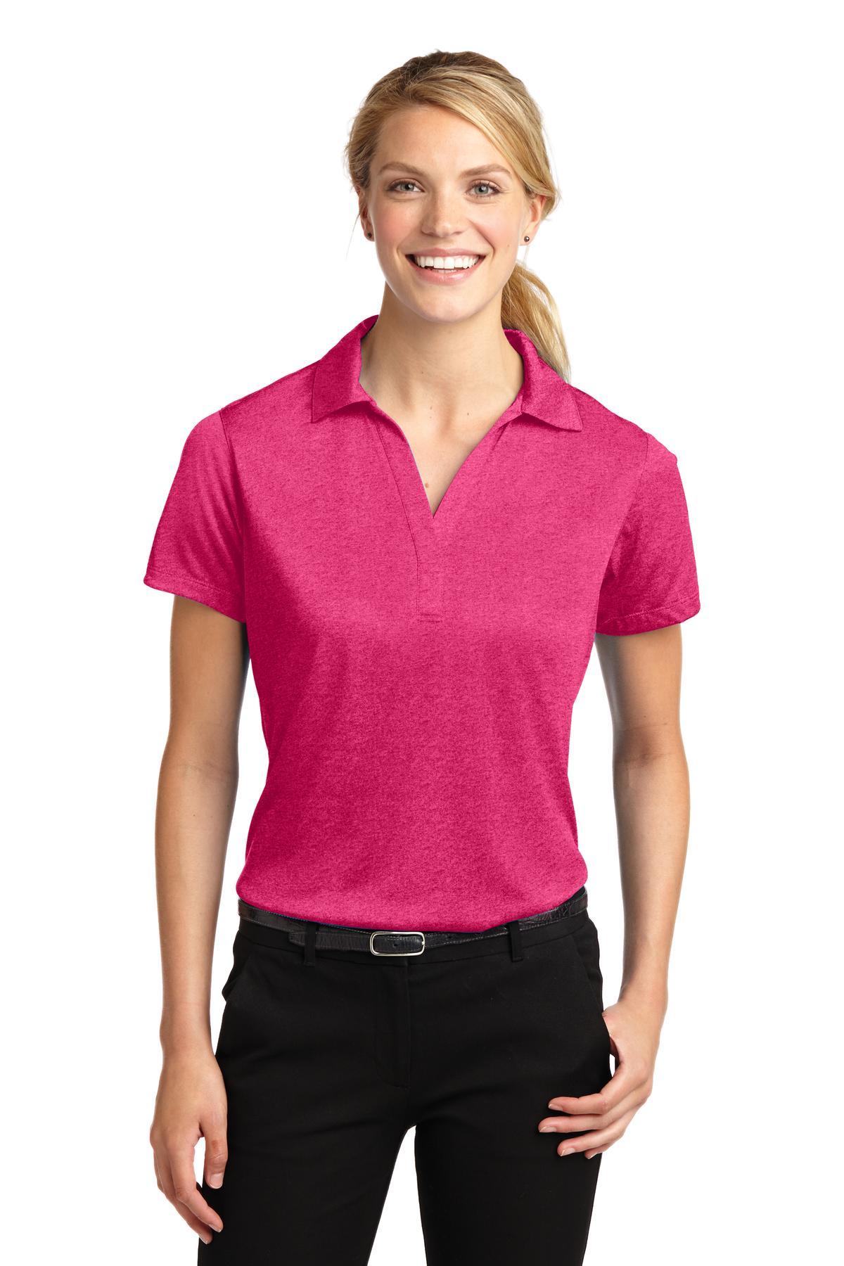 Sport-Tek Ladies Heather Contender Polo. LST660 - Dresses Max