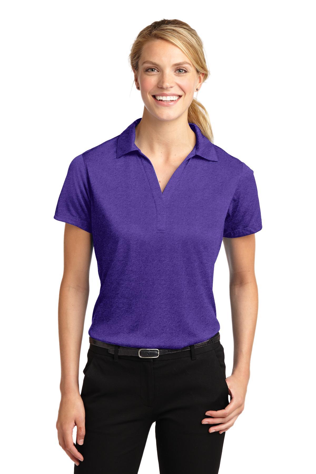 Sport-Tek Ladies Heather Contender Polo. LST660 - Dresses Max