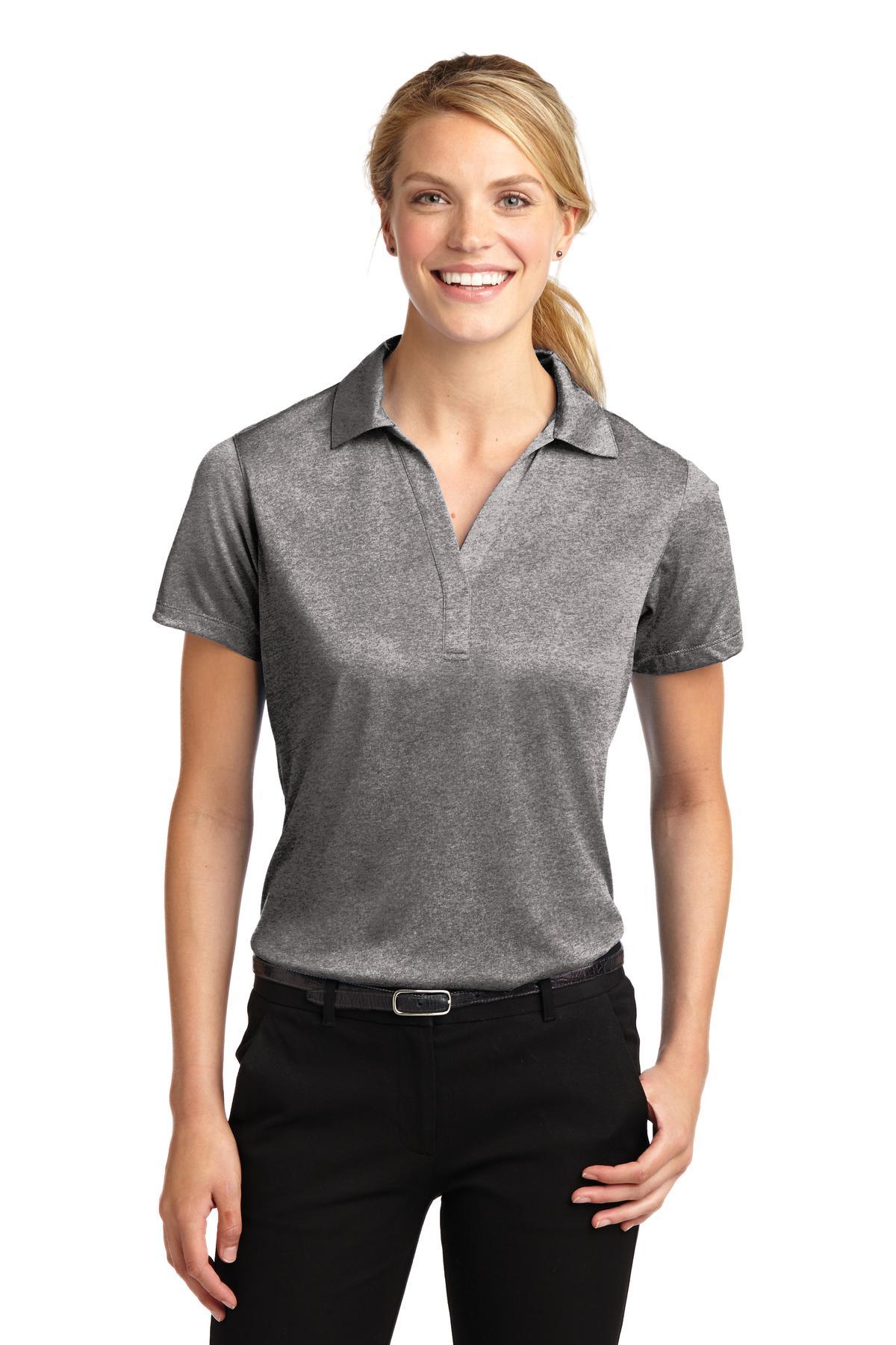 Sport-Tek Ladies Heather Contender Polo. LST660 - Dresses Max