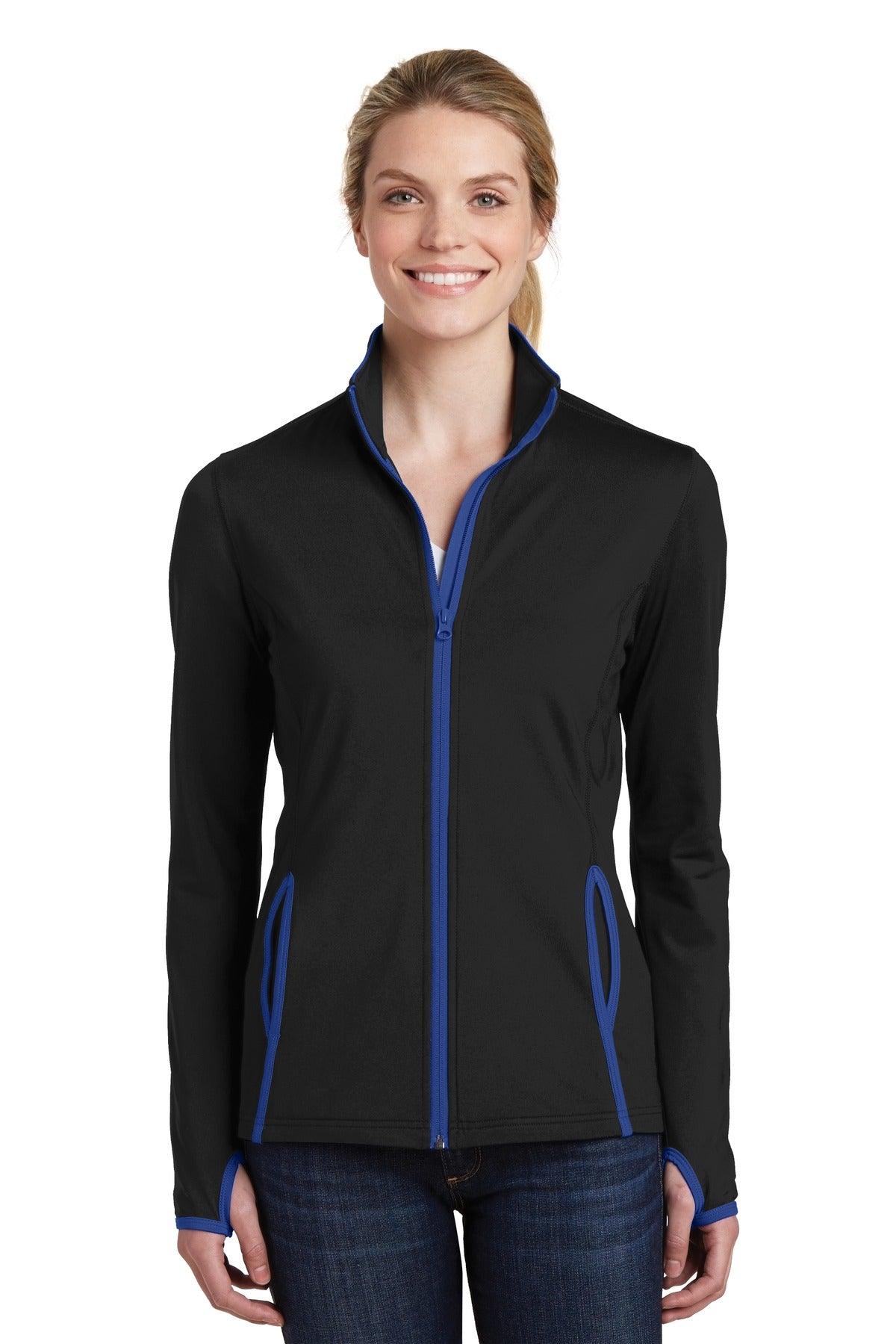 Sport-Tek Ladies Sport-Wick Stretch Contrast Full-Zip Jacket. LST853 - Dresses Max