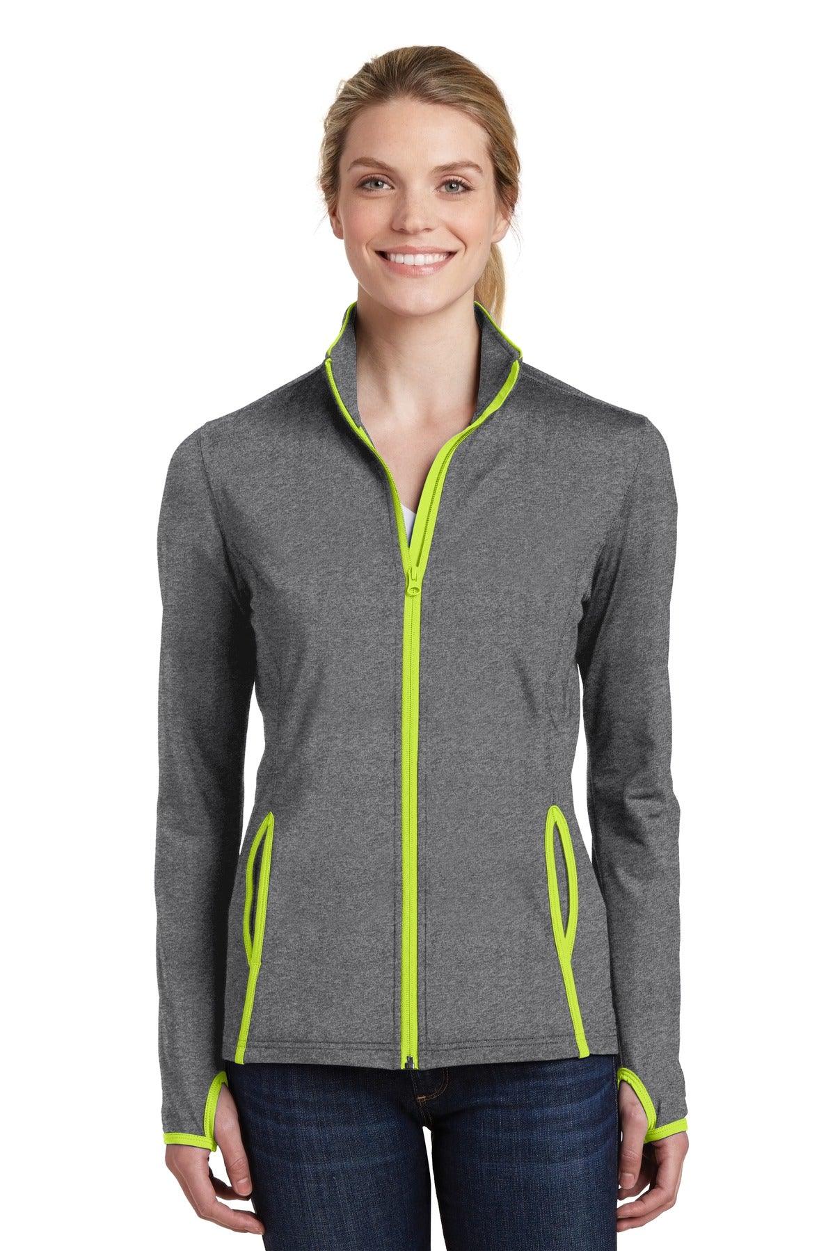 Sport-Tek Ladies Sport-Wick Stretch Contrast Full-Zip Jacket. LST853 - Dresses Max