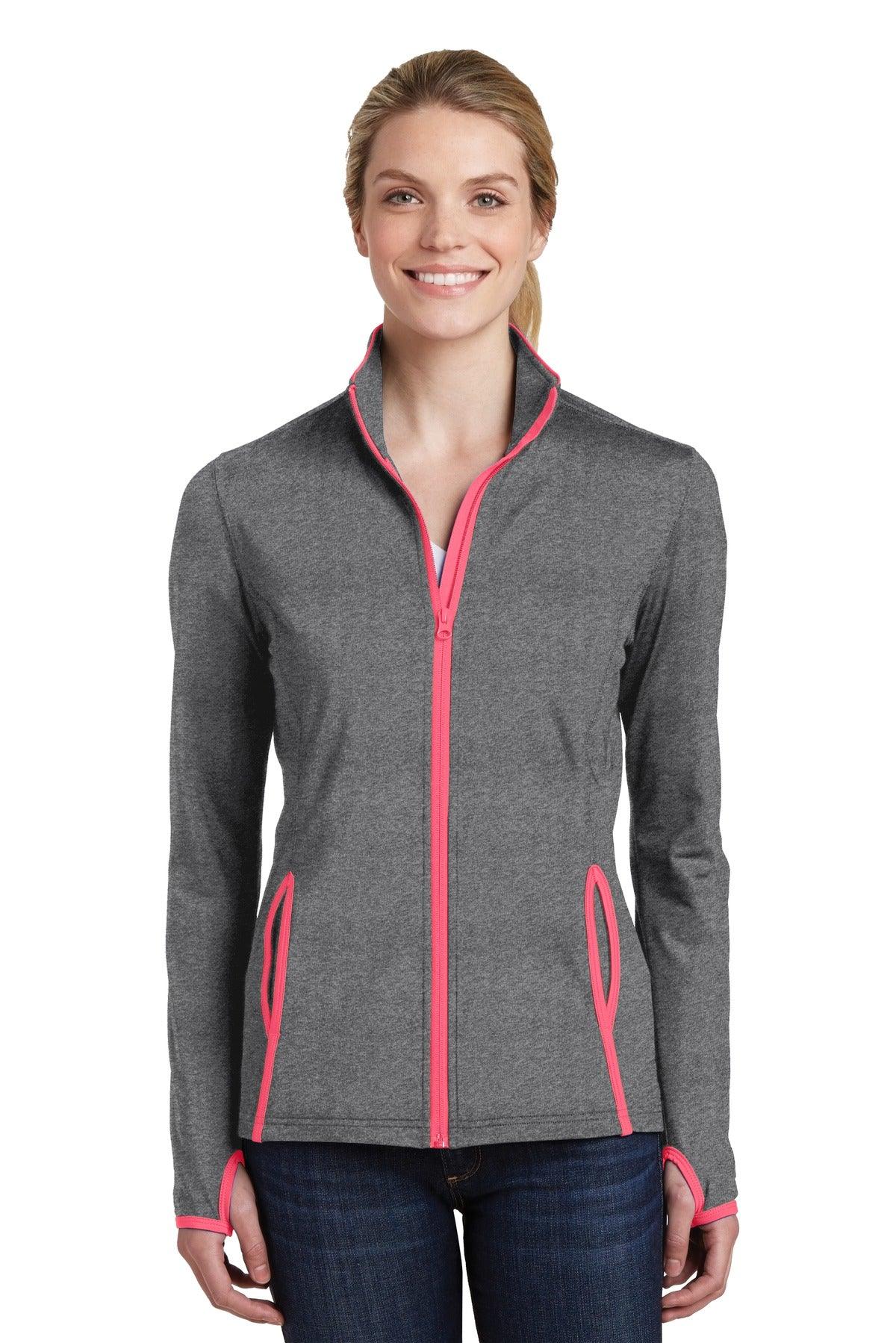 Sport-Tek Ladies Sport-Wick Stretch Contrast Full-Zip Jacket. LST853 - Dresses Max