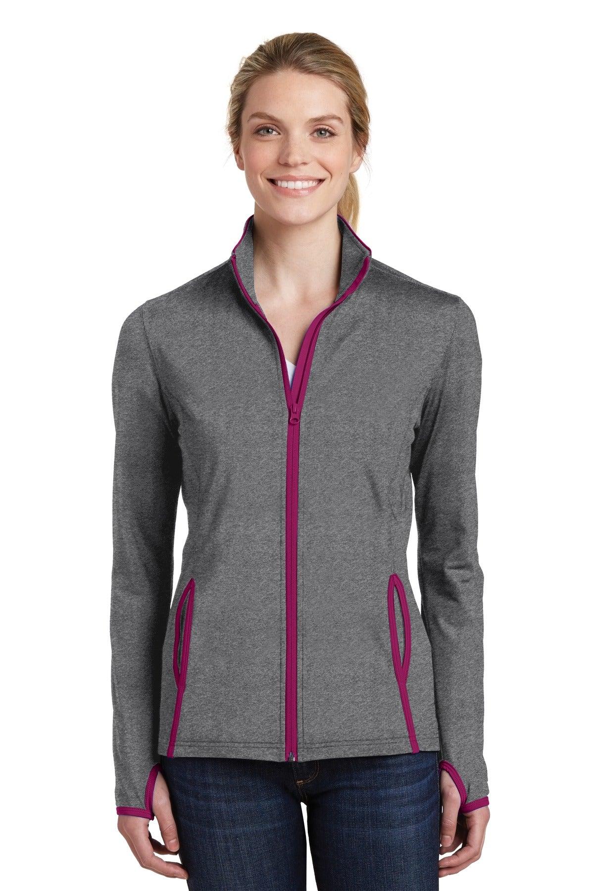 Sport-Tek Ladies Sport-Wick Stretch Contrast Full-Zip Jacket. LST853 - Dresses Max