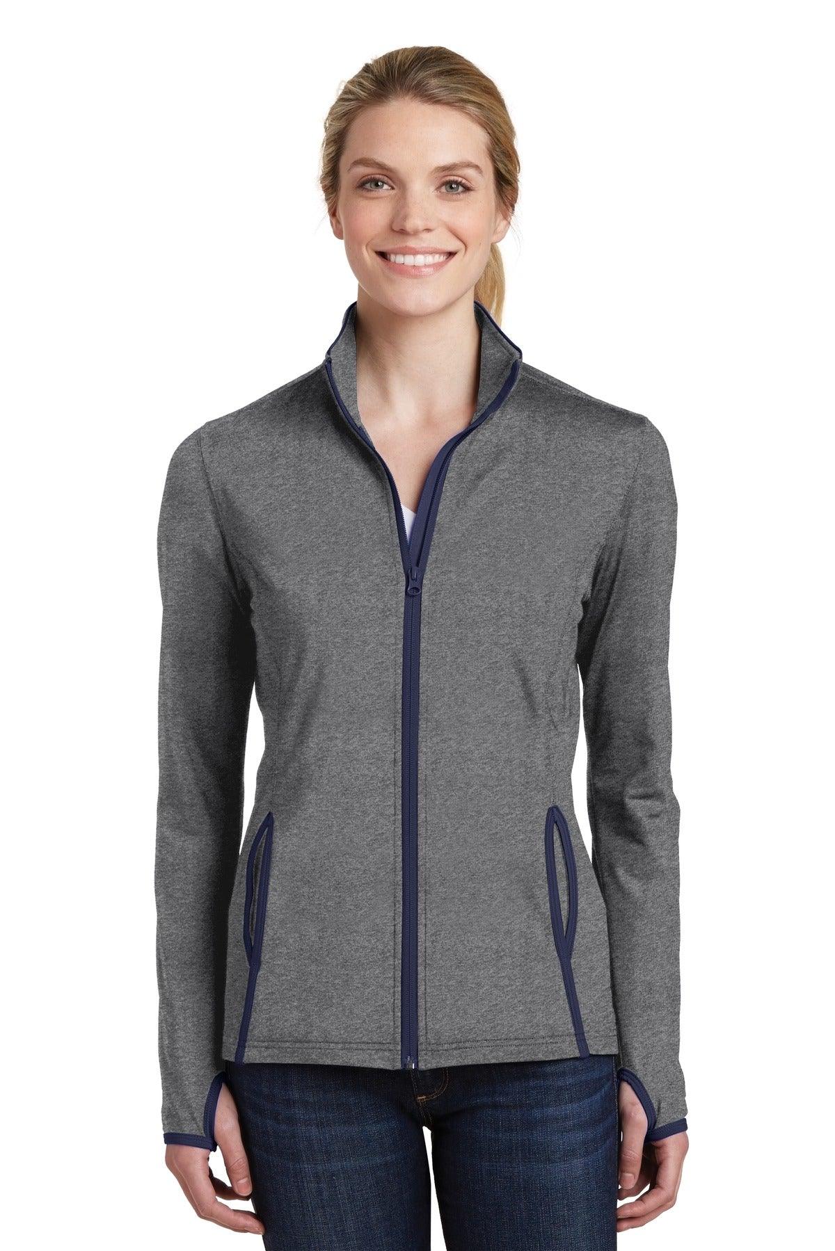 Sport-Tek Ladies Sport-Wick Stretch Contrast Full-Zip Jacket. LST853 - Dresses Max