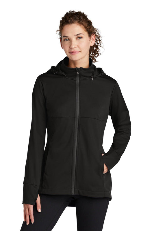 Sport-Tek Ladies Hooded Soft Shell Jacket LST980 - Dresses Max