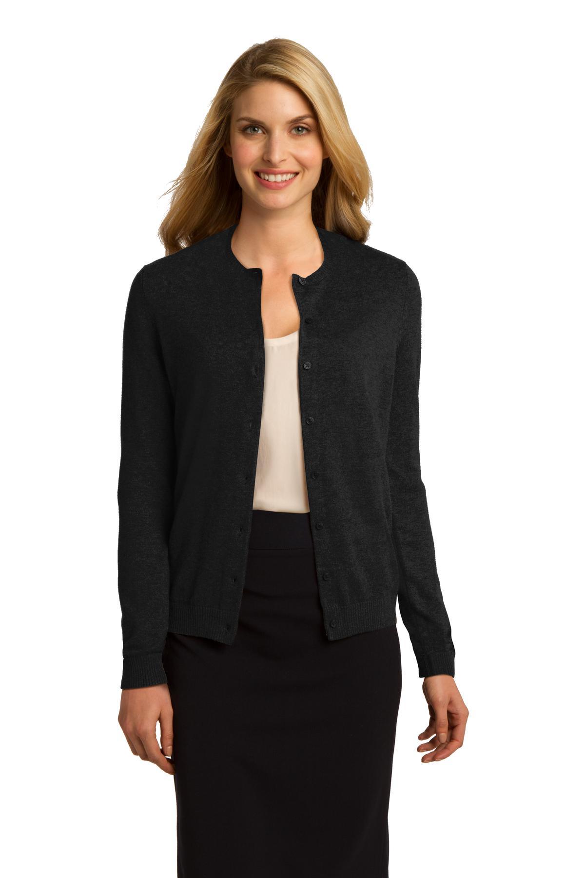 Port Authority Ladies Cardigan Sweater. LSW287 - Dresses Max
