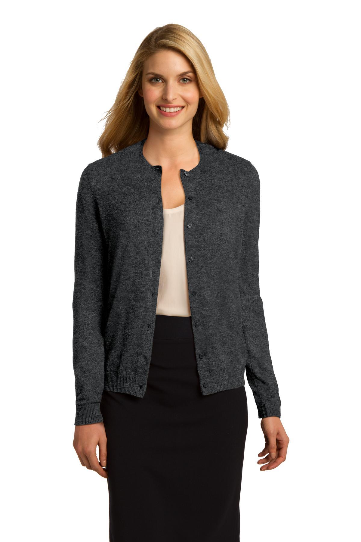 Port Authority Ladies Cardigan Sweater. LSW287 - Dresses Max