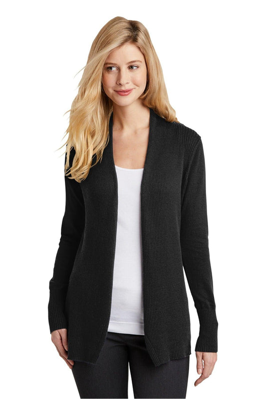 Port Authority Ladies Open Front Cardigan Sweater. LSW289 - Dresses Max