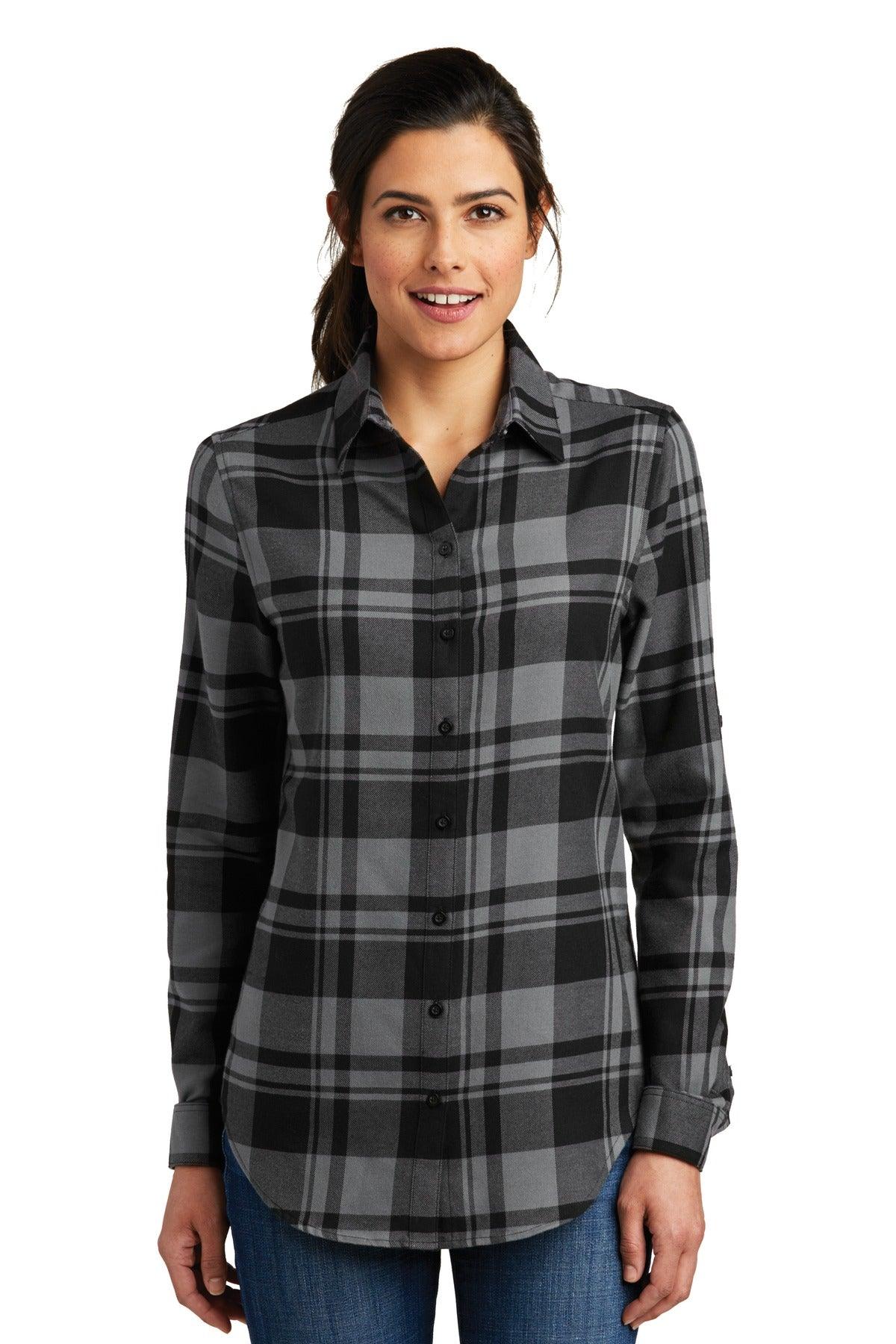 Port Authority Ladies Plaid Flannel Tunic . LW668 - Dresses Max