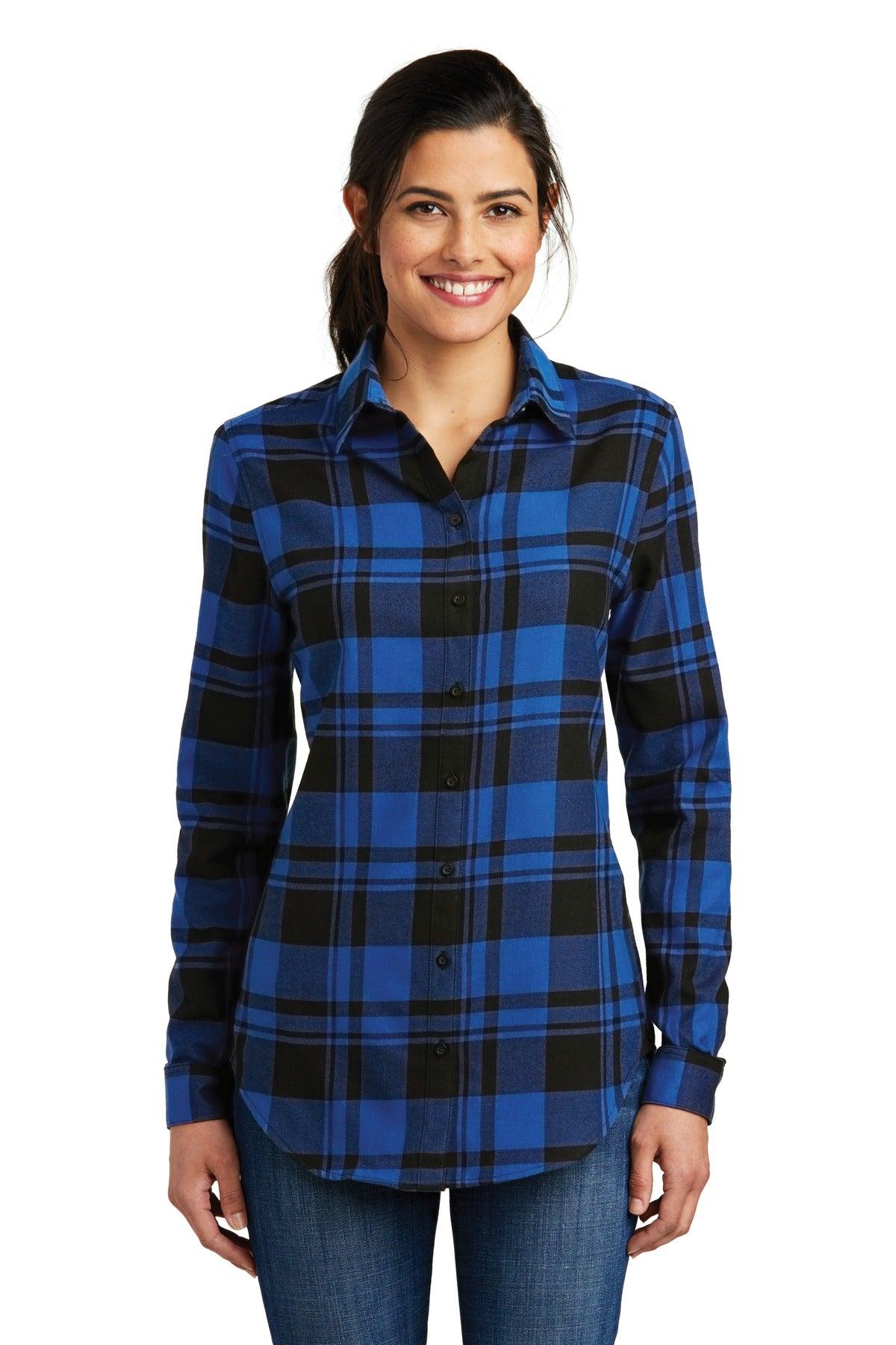 Port Authority Ladies Plaid Flannel Tunic . LW668 - Dresses Max