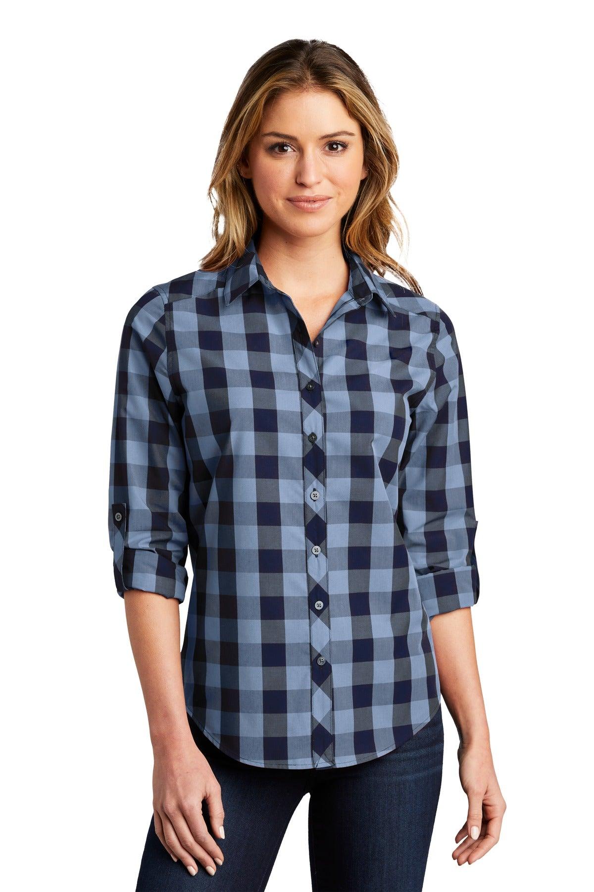 Port Authority Ladies Everyday Plaid Shirt. LW670 - Dresses Max