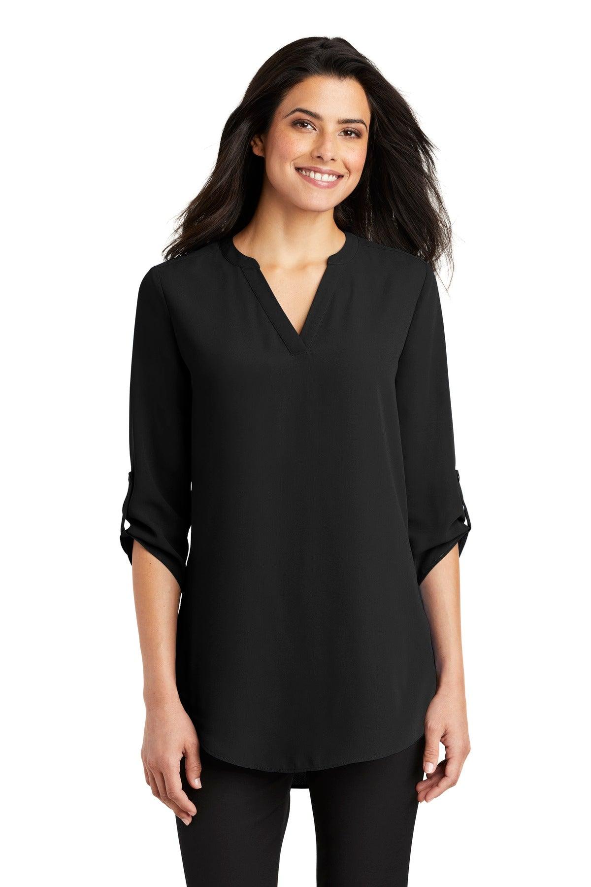 Port Authority Ladies 3/4-Sleeve Tunic Blouse. LW701 - Dresses Max