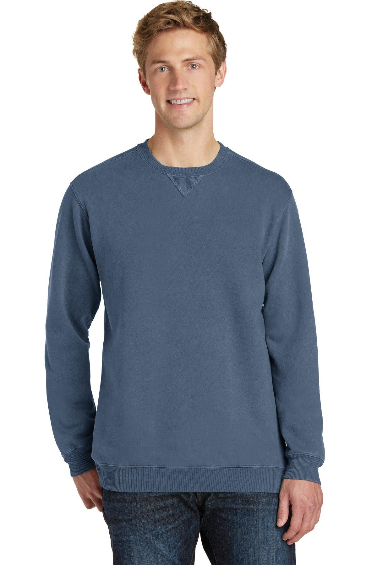 Port & Company Beach Wash Garment-Dyed Sweatshirt PC098 - Dresses Max