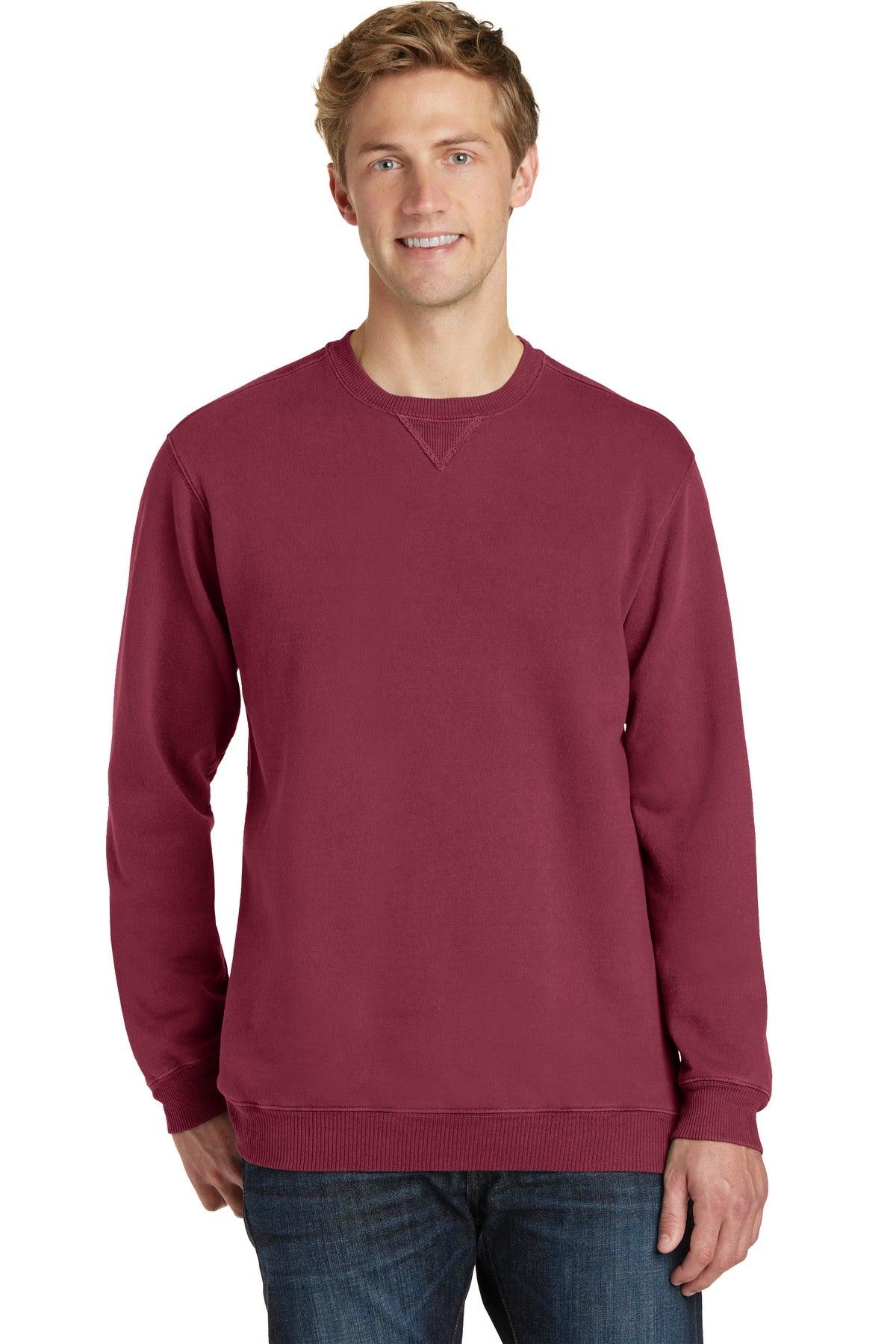 Port & Company Beach Wash Garment-Dyed Sweatshirt PC098 - Dresses Max