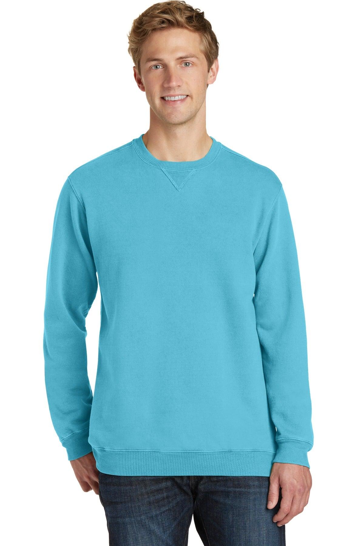 Port & Company Beach Wash Garment-Dyed Sweatshirt PC098 - Dresses Max