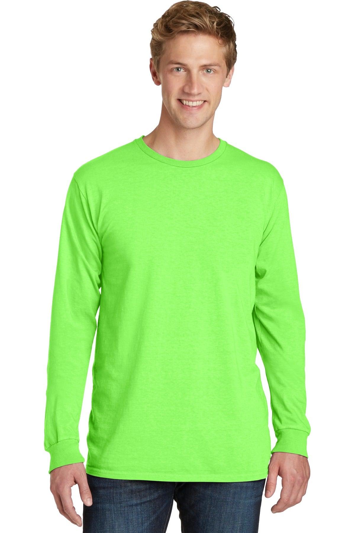Port & Company Beach Wash Garment-Dyed Long Sleeve Tee PC099LS - Dresses Max