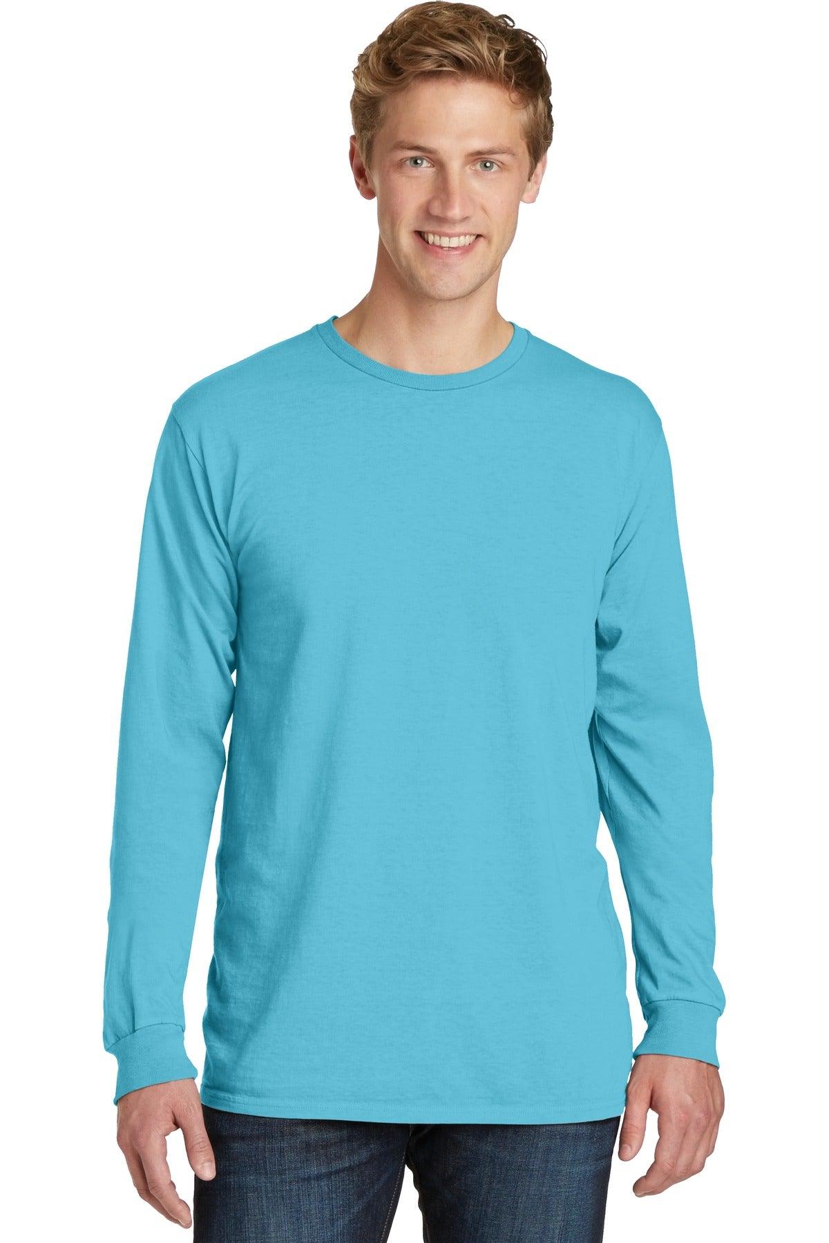 Port & Company Beach Wash Garment-Dyed Long Sleeve Tee PC099LS - Dresses Max