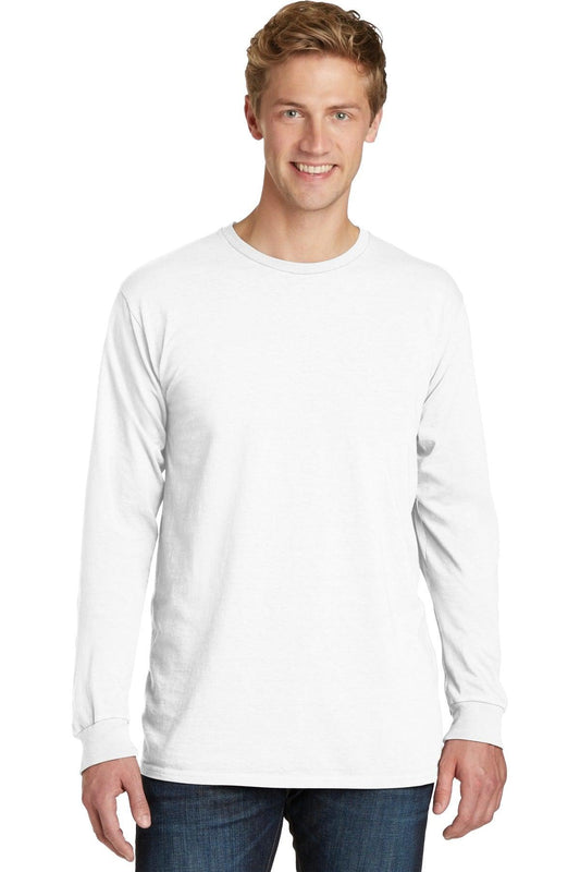 Port & Company Beach Wash Garment-Dyed Long Sleeve Tee PC099LS - Dresses Max
